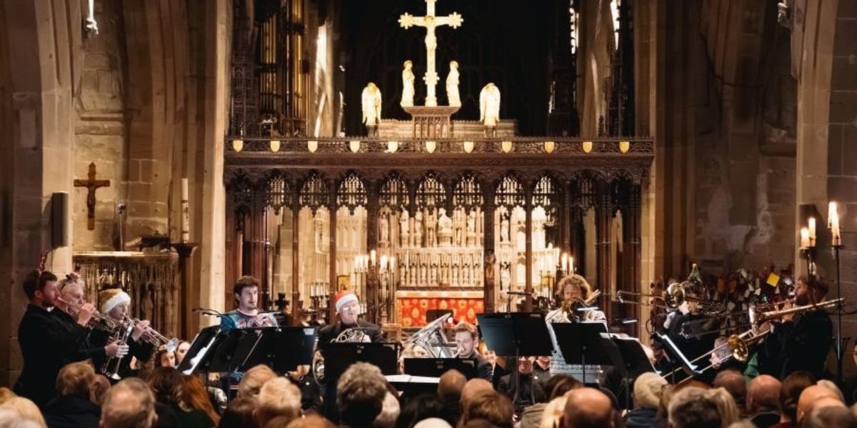 Concert artwork for Brass and Chorus of Royal Northern Sinfonia Winter Tour
