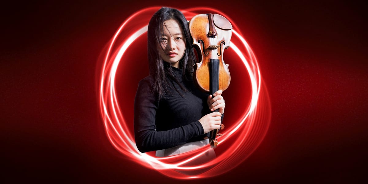 Concert artwork for Bomsori Kim plays Szymanowski’s Second Violin Concerto