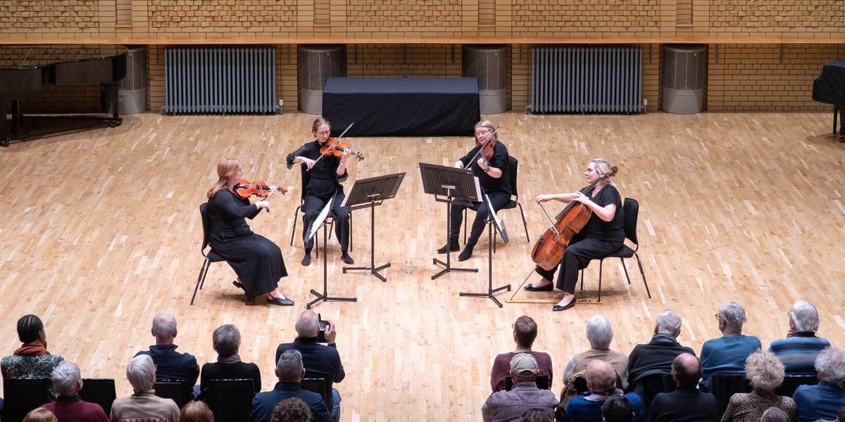 Concert artwork for Centre Stage: Beethoven & Beamish Quartets