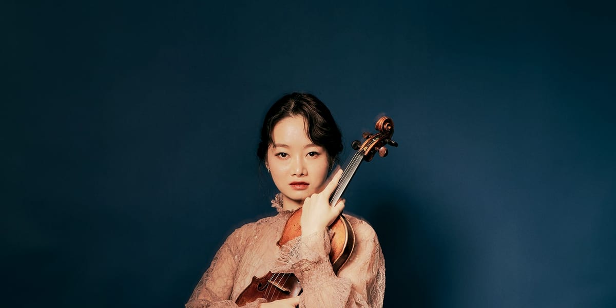 Concert artwork for Bomsori plays Korngold’s Violin Concerto