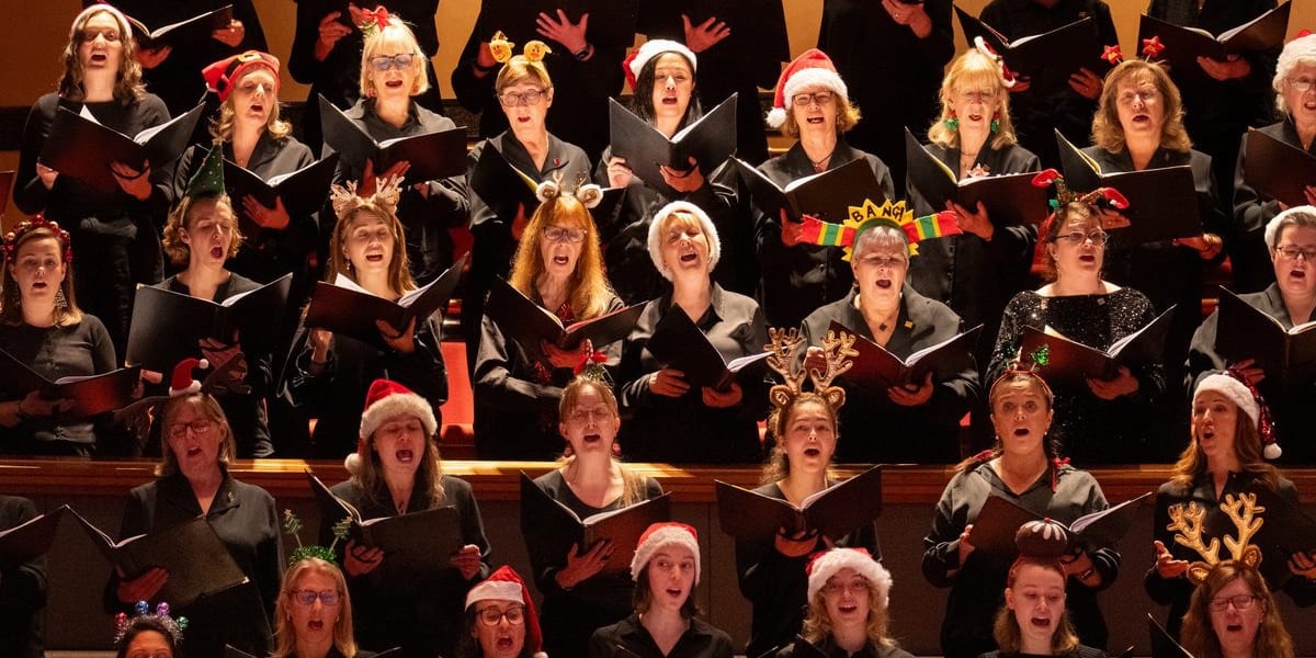 Concert artwork for CBSO Choral Christmas