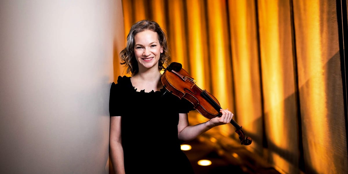 Concert artwork for Hilary Hahn plays Mozart