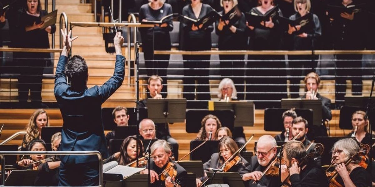 Concert artwork for Elgar's Dream of Gerontius